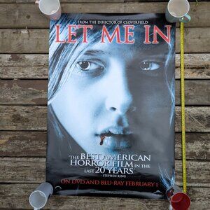 LET ME IN horror movie poster, DVD and Blue ray release promo poster